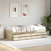 Divano Letto con Cassetti senza Materasso-Sofa Letto-Daybed 100x200 cm 176458