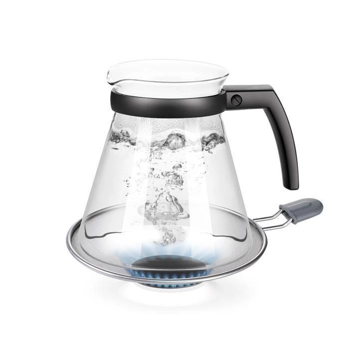 Tescoma Teo Teiera singola 1250 ml Nero, Trasparente