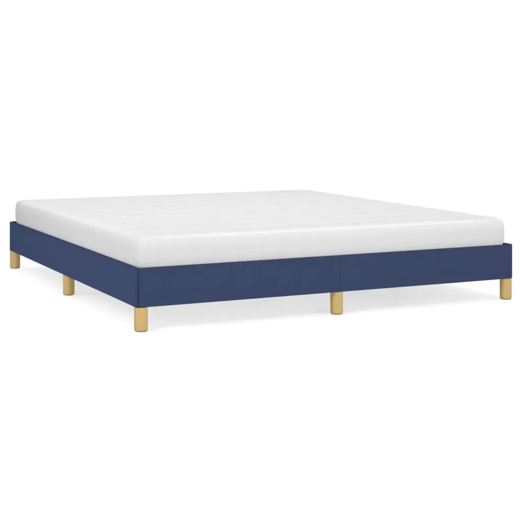 Giroletto senza Materasso-Struttura Letto Blu 180x200 cm in Tessuto 674341