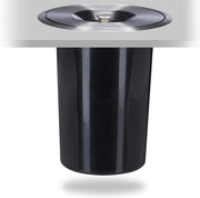 Incorporata cassetta rifiuti piano cottura in acciaio inossidabile igienico - 295x265 cm argento/nero
