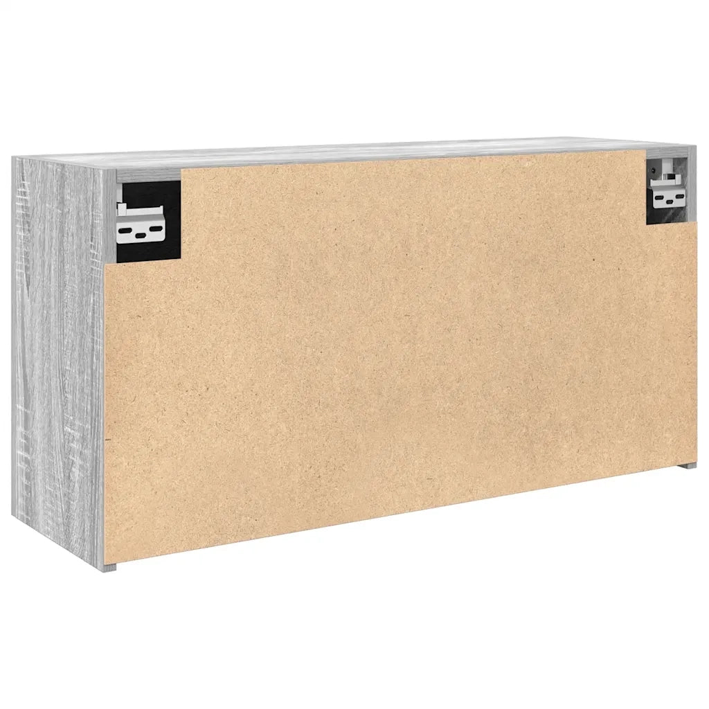 Mobile da Bagno Grigio Sonoma 80x25x40 cm in Truciolato