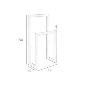 Comodino in legno di pino
