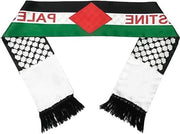 Sciarpa Palestinese a Doppia Faccia in Satin - Keffiyeh Arabo - Dono di Solidarietà per la Palestina