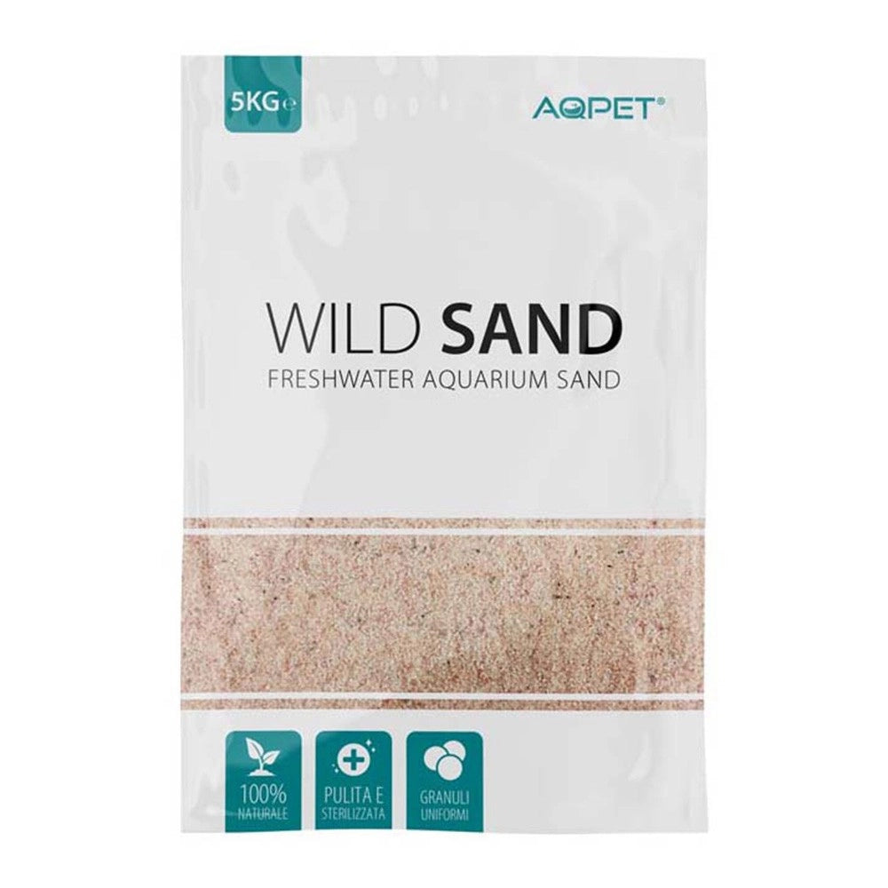 AqPet Wild Sand 1mm 5kg - sabbia naturale per acqua dolce Colore: Rose Velvet