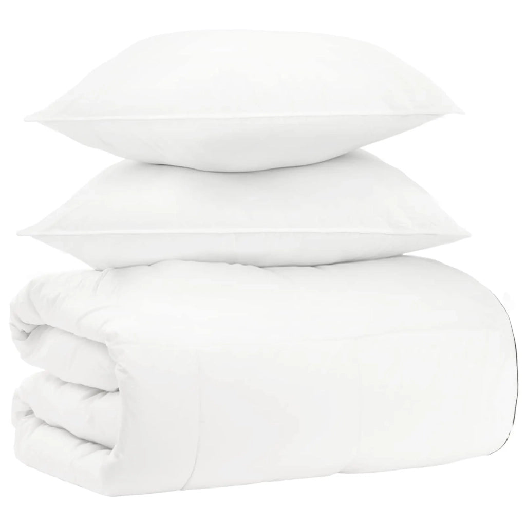 Set di Piumoni 3 pz Bianco Bambù 3432472