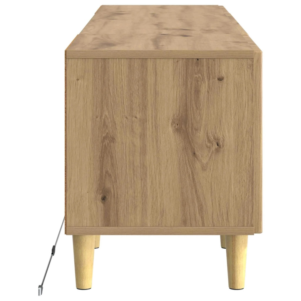 Mobile TV LED Rovere Artigianale Legno ingegnerizzato 896694