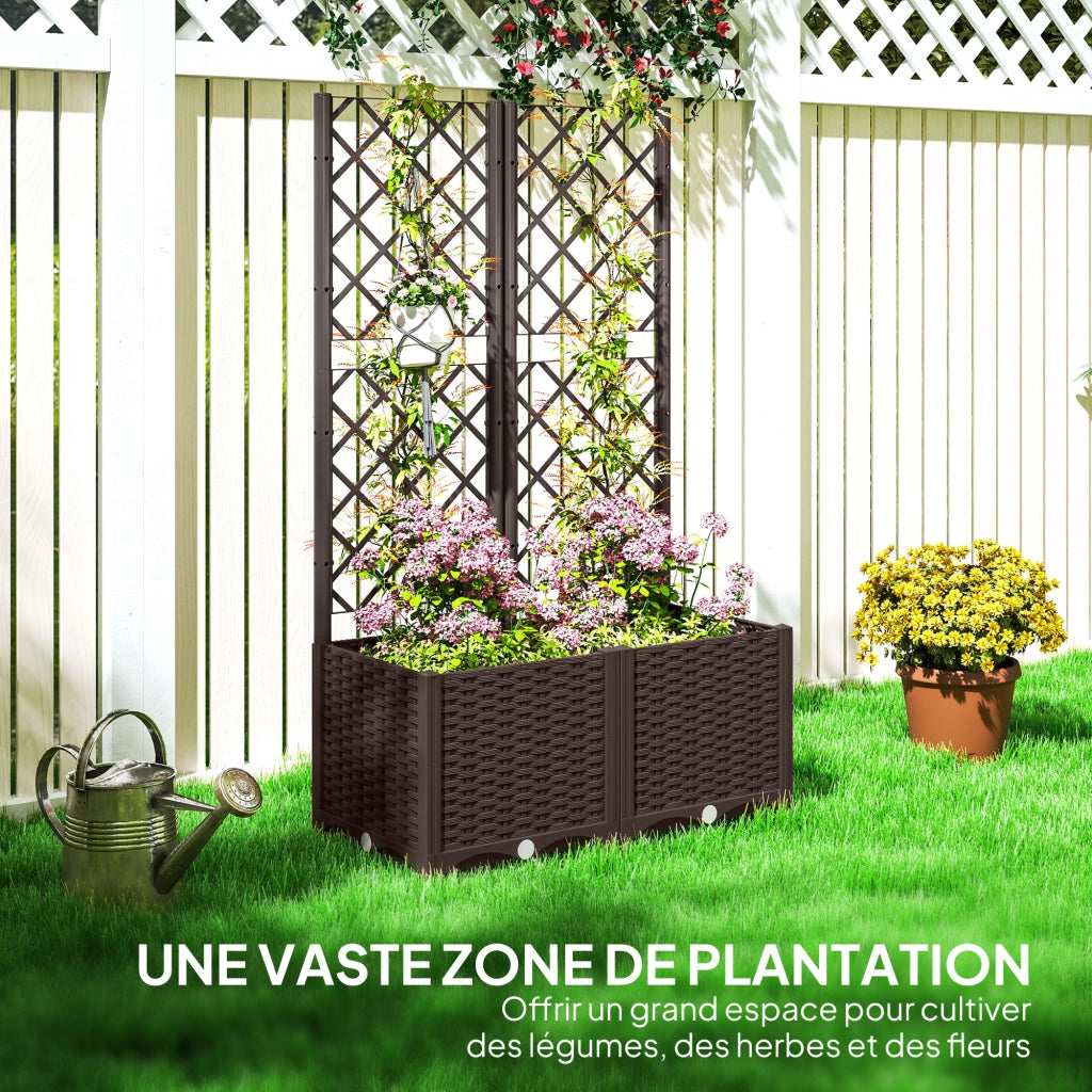 Letto a soppalco in legno con contenitore ¨C zephmum ¨C marrone 80x40x135 cm