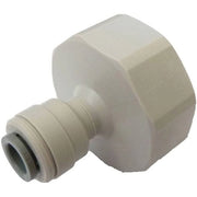 John-Guest CI320816S Terminale Diritto Tubo 1/4 x 3/4 Filetto Femmina (Attacco Lavatrice)