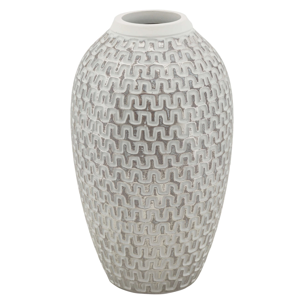 Banatano, Vaso Disegni con Linee Geometriche, Argento