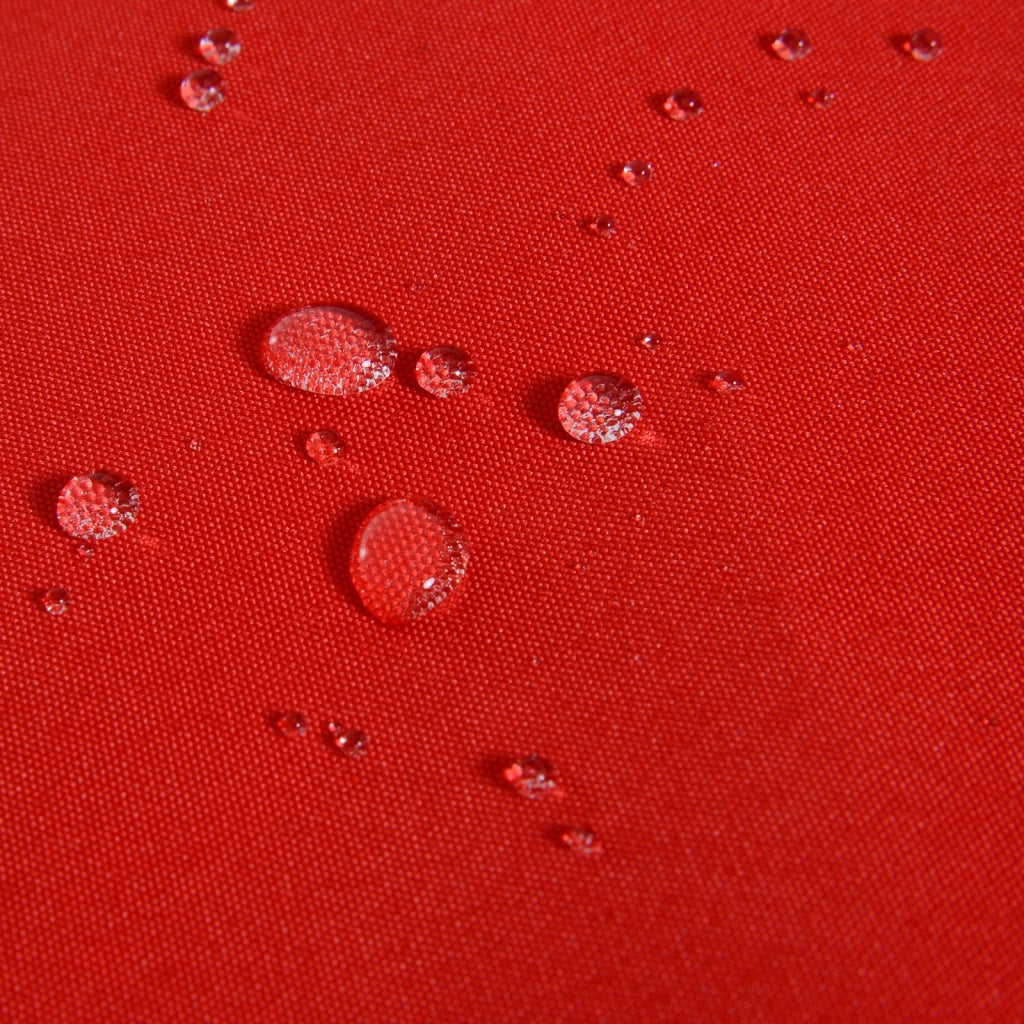 Parasole da giardino rettangolare inclinabile in legno e poliestere ¨C zephmum ¨C rosso 2x1.5x2.3 m