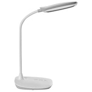 Lampada da scrivania per ufficio Illuminazione da tavolo bianca Lampada per computer da lettura Braccio regolabile Funzione CCT Dimmer Stepless