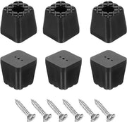 Piedini antiscivolo per mobili 6 pezzi - Protezione antiscivolo per pavimento - Pads in gomma - Antimarcatura - Per uso interno/esterno - 1.18x1.18 pollici - Piedini per mobili