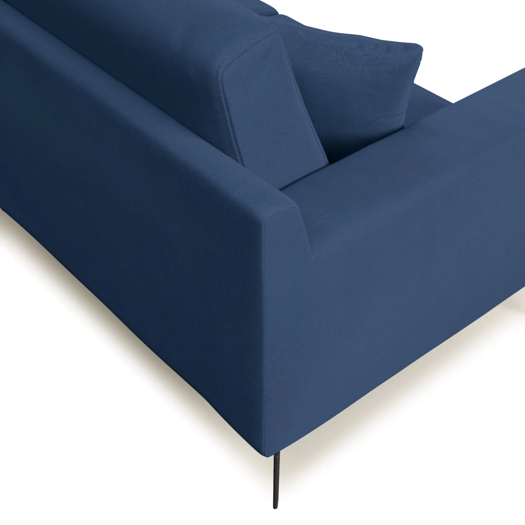 Prestige Divano design moderno T11 146 cm blu