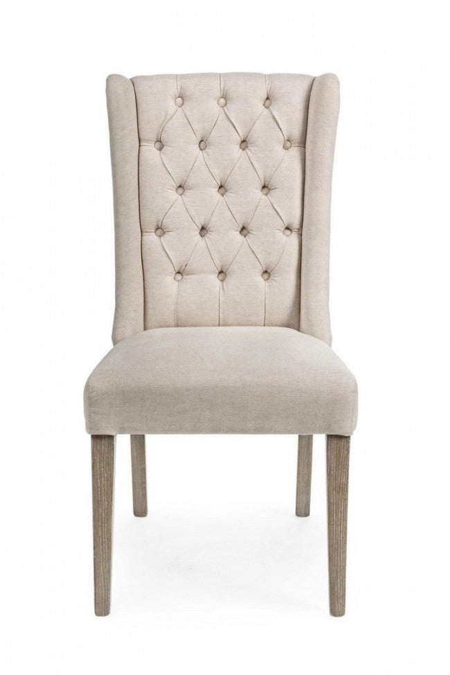 Set 2 Sedie 51x63x104h cm Columbia Beige
