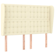 Testiera | Testata ad Orecchio Crema 147x23x118/128 cm in Similpelle