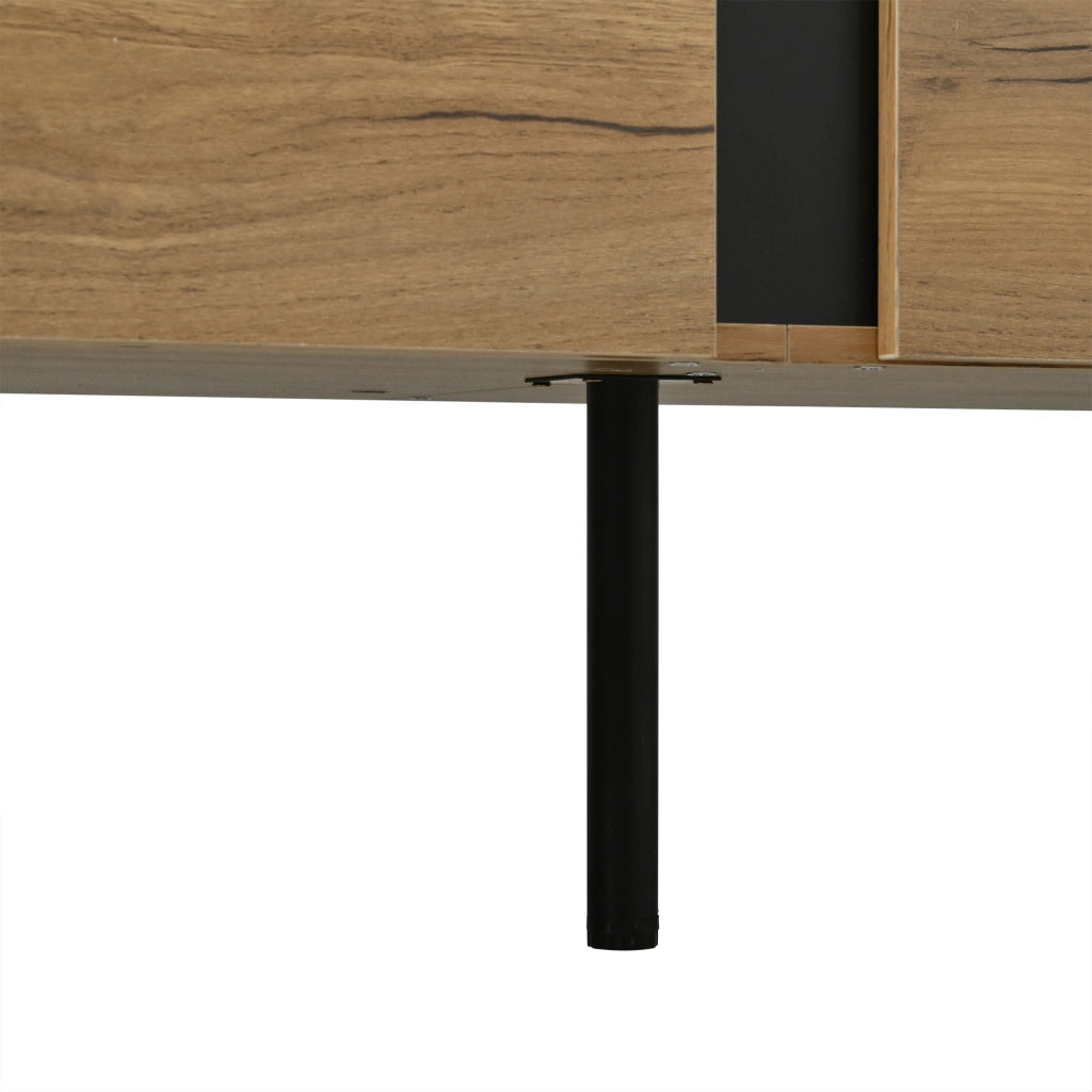 Mobile TV Lowboard ¨C MINIMAL ¨C Rovere/Bianco, 2 Ante, 180x40x55 cm