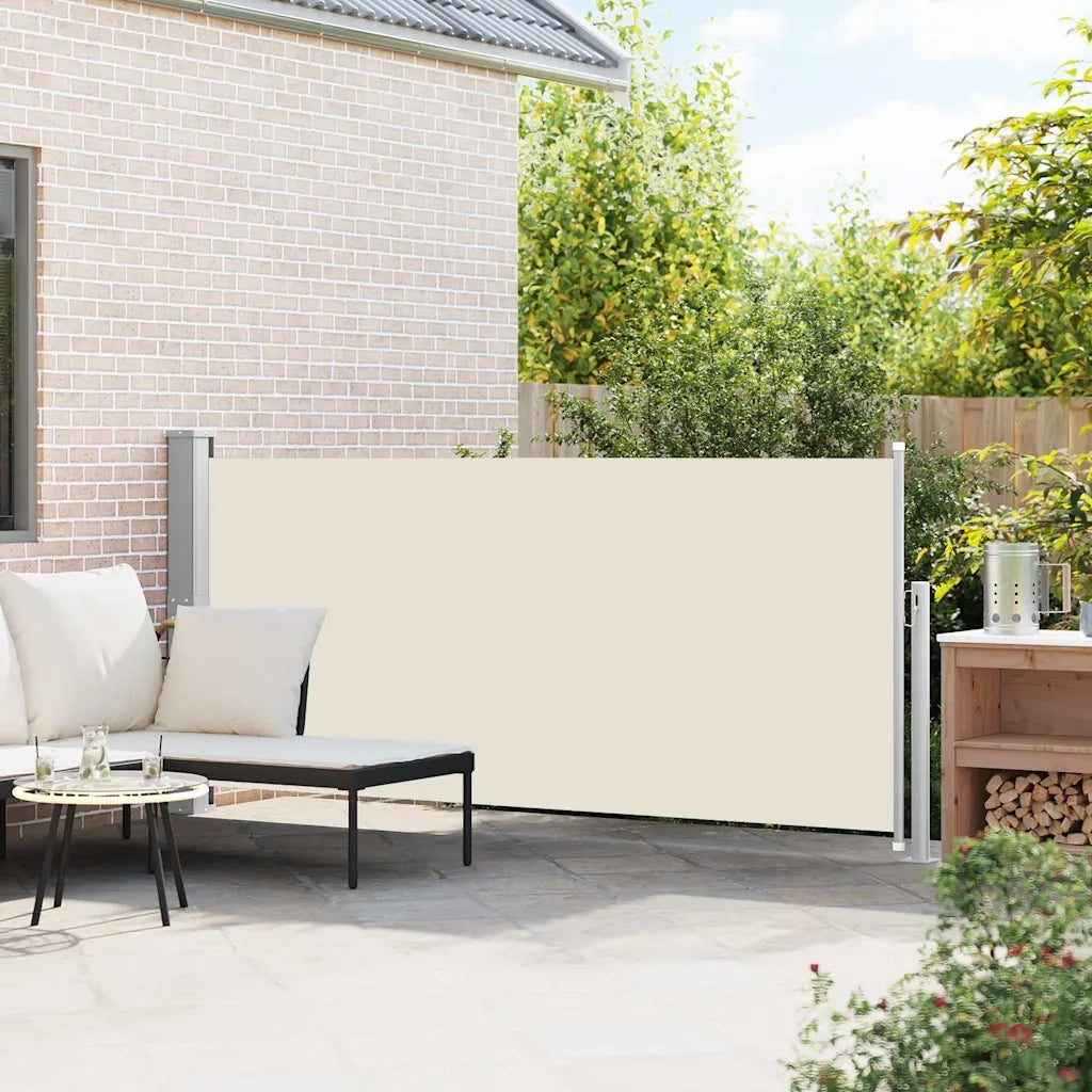 Tenda da Sole | Tenda parasole Laterale Retrattile 140 x 300 cm Crema