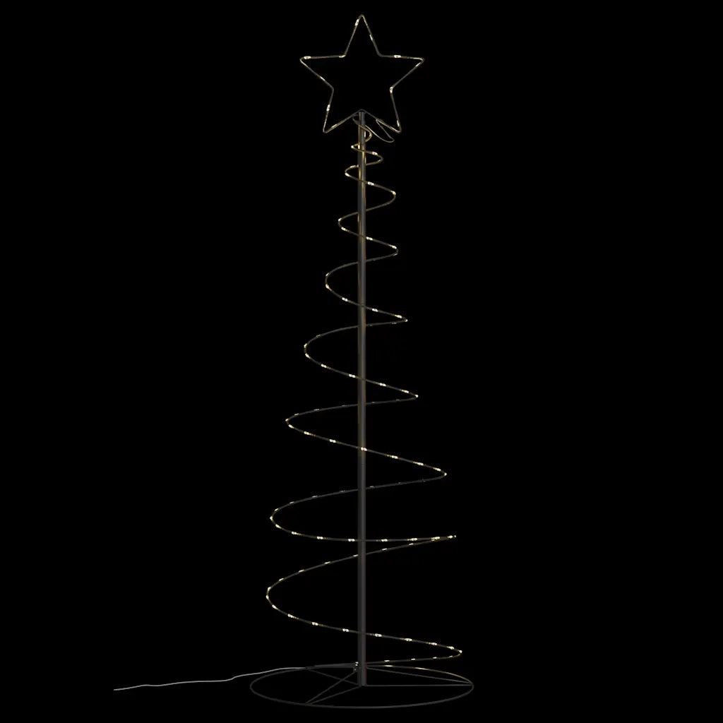 Albero di Natale | Decorazioni natalizie a LED 100 LED Bianco Caldo 150 cm
