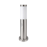 V-TAC VT-838 Piantana LED da Giardino 45cm con Portalampada E27 (max 60W) in Acciaio Inossidabile IP44 con sensore di movimento - SKU 8964