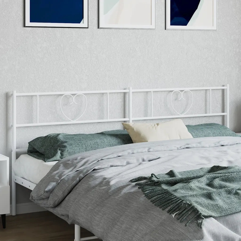 Testiera di Ricambio in Metallo Bianco 200 cm 355550