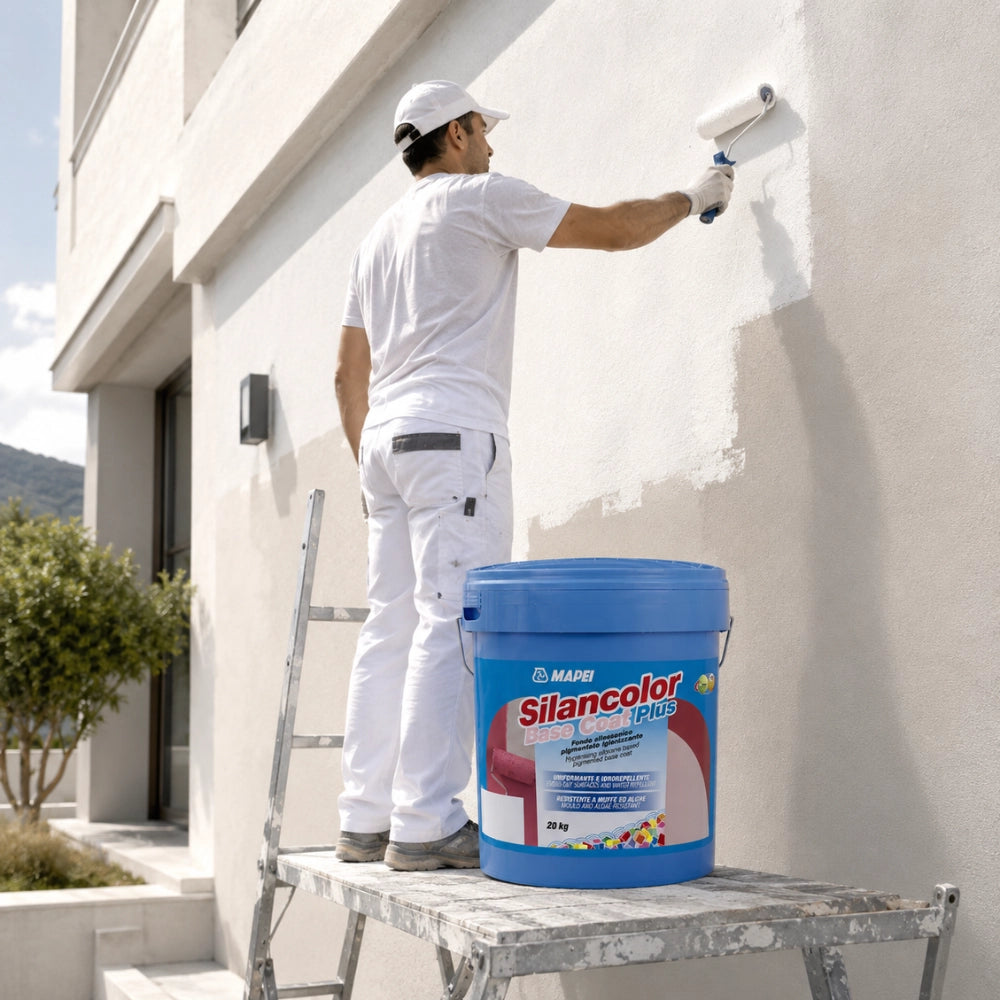 Mapei silancolor base coat plus fondo silossanico igienizzante 20kg