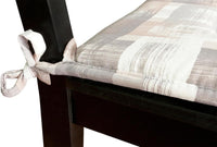 Set 4 Cuscini Sedia Cotone Con Lacci Lavabili Morbidi Universali Coprisedia Shabby Chic Moderno