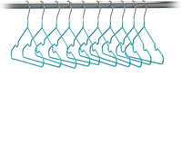 Set di 20 grucce per bambini con rivestimento in PVC turchese 13_0002487_2