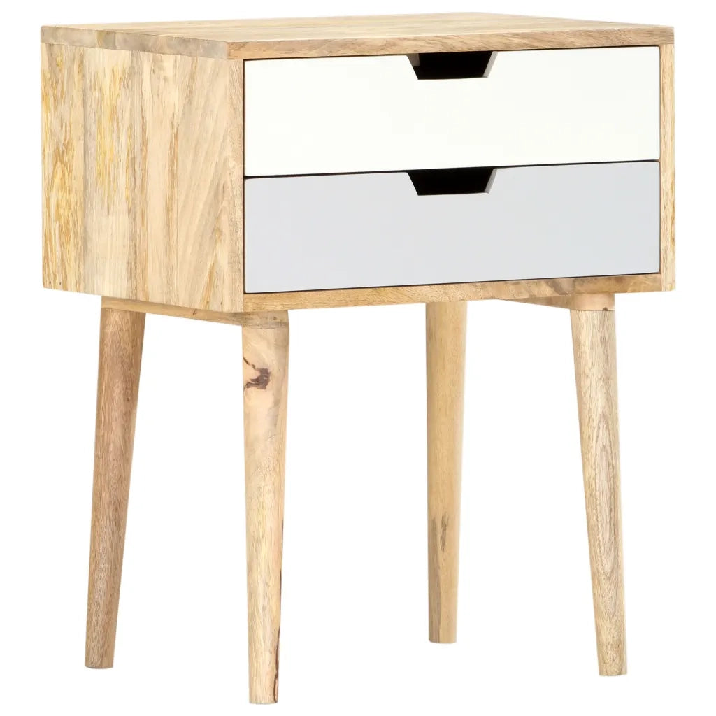 Comodino 47x35x59 cm in Legno Massello di Mango cod mxl 44087