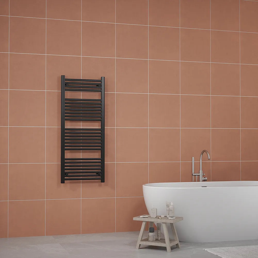 Termoarredo scaldasalviette 1200x500 nero opaco interasse 450 | Antares