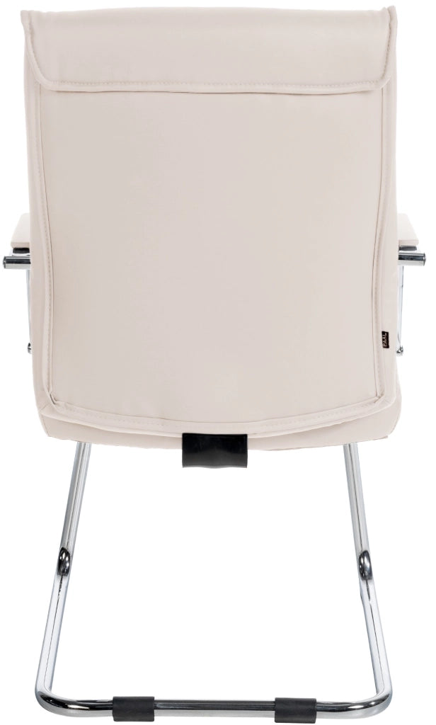 Set di 2 sedie per visitatori Sievert crema