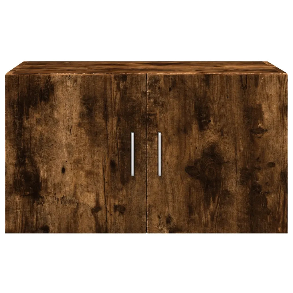 Mobile a Parete Rovere Fumo 70x42,5x40 cm in Legno Multistrato