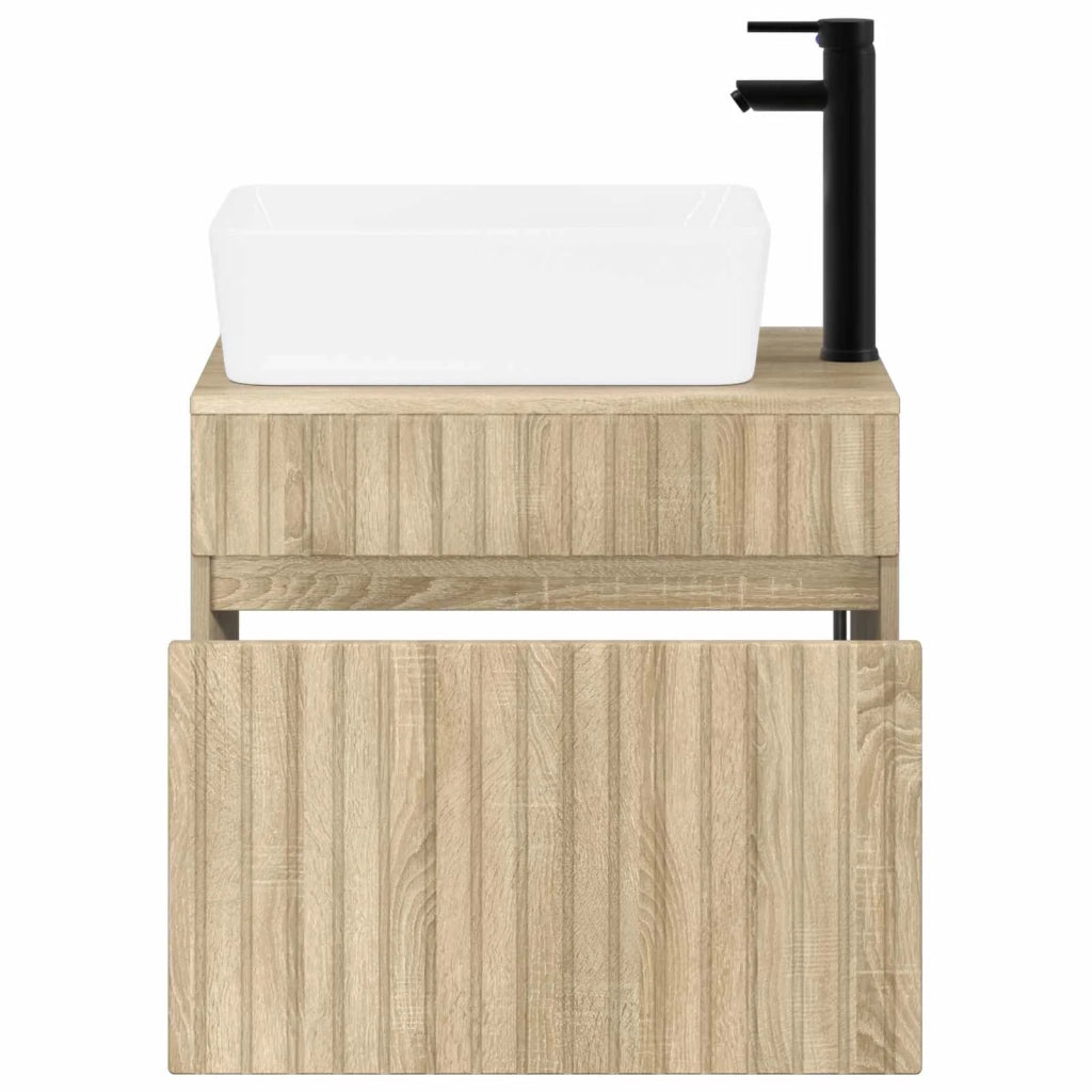 Set di mobili per il bagno Rovere Sonoma Legno ingegnerizzato 3404302
