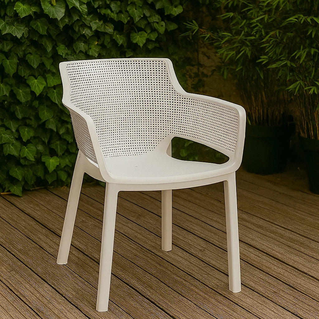 Keter SEDIA ELISA 54X61XH79CM BIANCA IN RESINA.