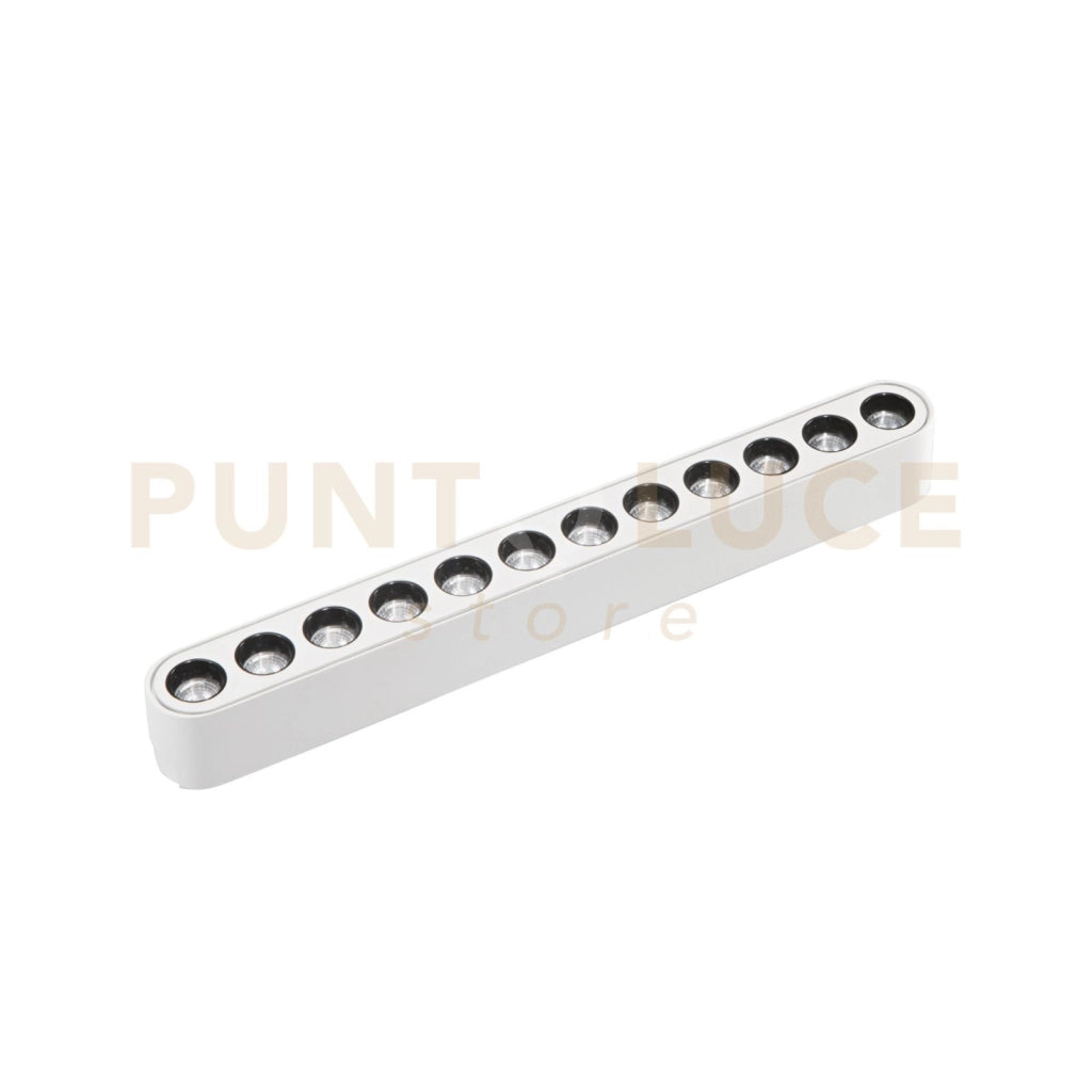 LAMPADA LED LINEARE BINARIO BERNINI 48V BIANCO IN ALLUMINIO E PLASTICA 12W UGR 1440LM CCT 22,23X2,5x2,9CM