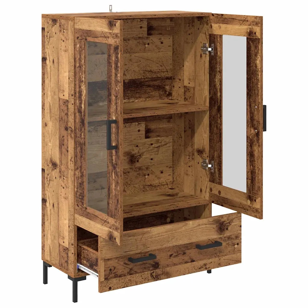 Credenza-Buffet-Armadio da cucina Legno vecchio 69,5 x 31 x 115 cm Legno multistrato 790369