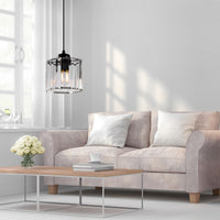 Lampada Da Soffitto Cristallo Black APP511-1CP