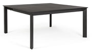 Tavolo Allungabile in Alluminio Bizzotto Konnor 160x110-160cm Antratice