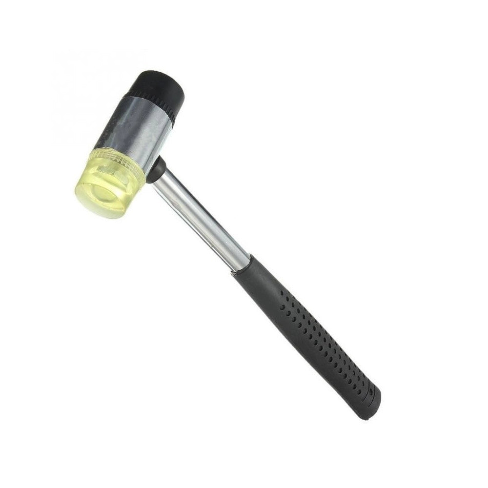 Trade Shop - Martello Mazzuolo Con Testa In Gomma E Manico Ergonomico In Fibra E Vetro Fiber -