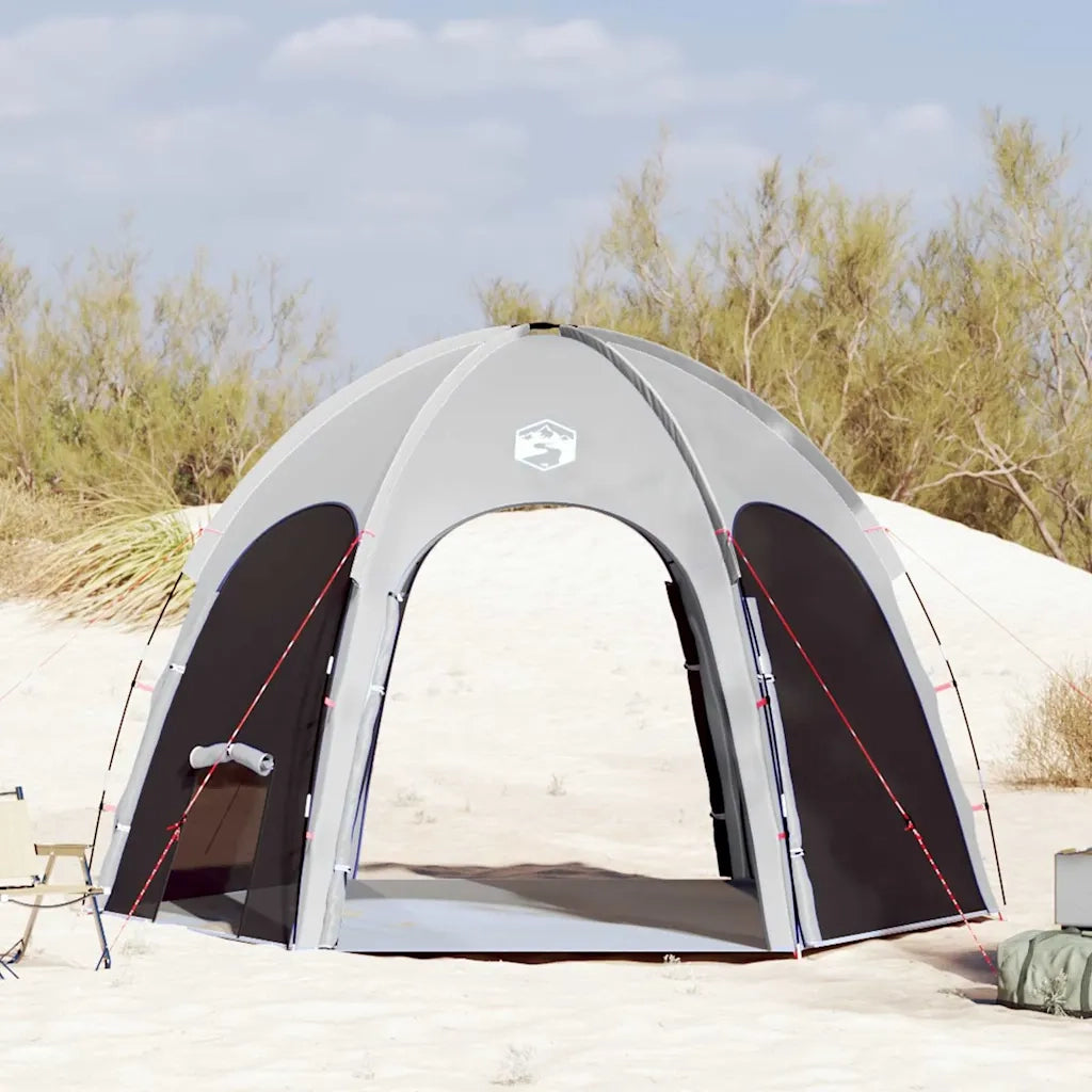 Tenda da Piscina con tetto Grigio 366 x 305 x 231 cm 4100654
