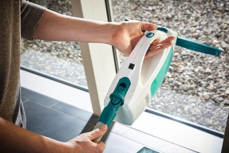 Leifheit 51003 pulitore di finestra elettrico Blu, Bianco