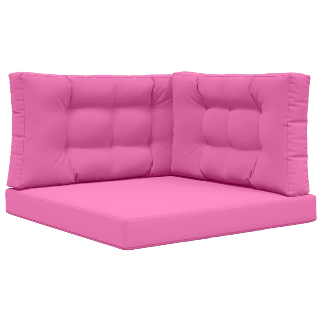 Cuscino per divano da esterno 3 pz | Cuscini per sedie Rosa Poliestere