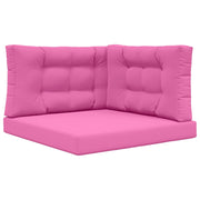 Cuscino per divano da esterno 3 pz | Cuscini per sedie Rosa Poliestere