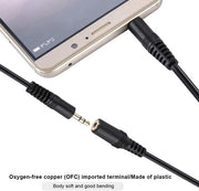 Cavo di estensione ottico 35 mm maschio a femmina - cavo ausiliario per cuffie stereo smartphone - segnale audio jack ausiliario.