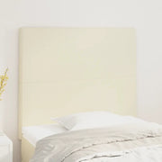 Testiera Crema 80x5x118/128 cm Similpelle 3116126