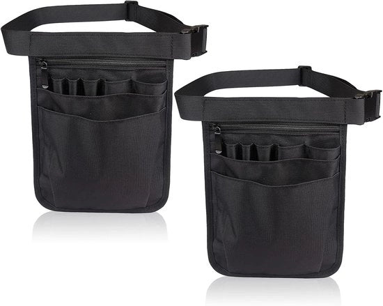 Set di Cinture di Spalla Premium per Dama e Uomo - 2 pezzi - Cinture di spalla utili per accessori di lavoro, cintura di alimentazione con cinturino regolabile - Cestino di servizio con cassetto di strumenti - Cestino di stoccaggio con design elegante