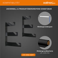 Walimex gancio per sfondo a 3 pieghe, set da 2