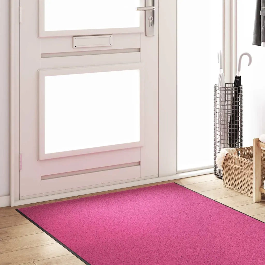 Tappetino Rosa e Nero 120 x 350 cm 100% Poliammide 4100743