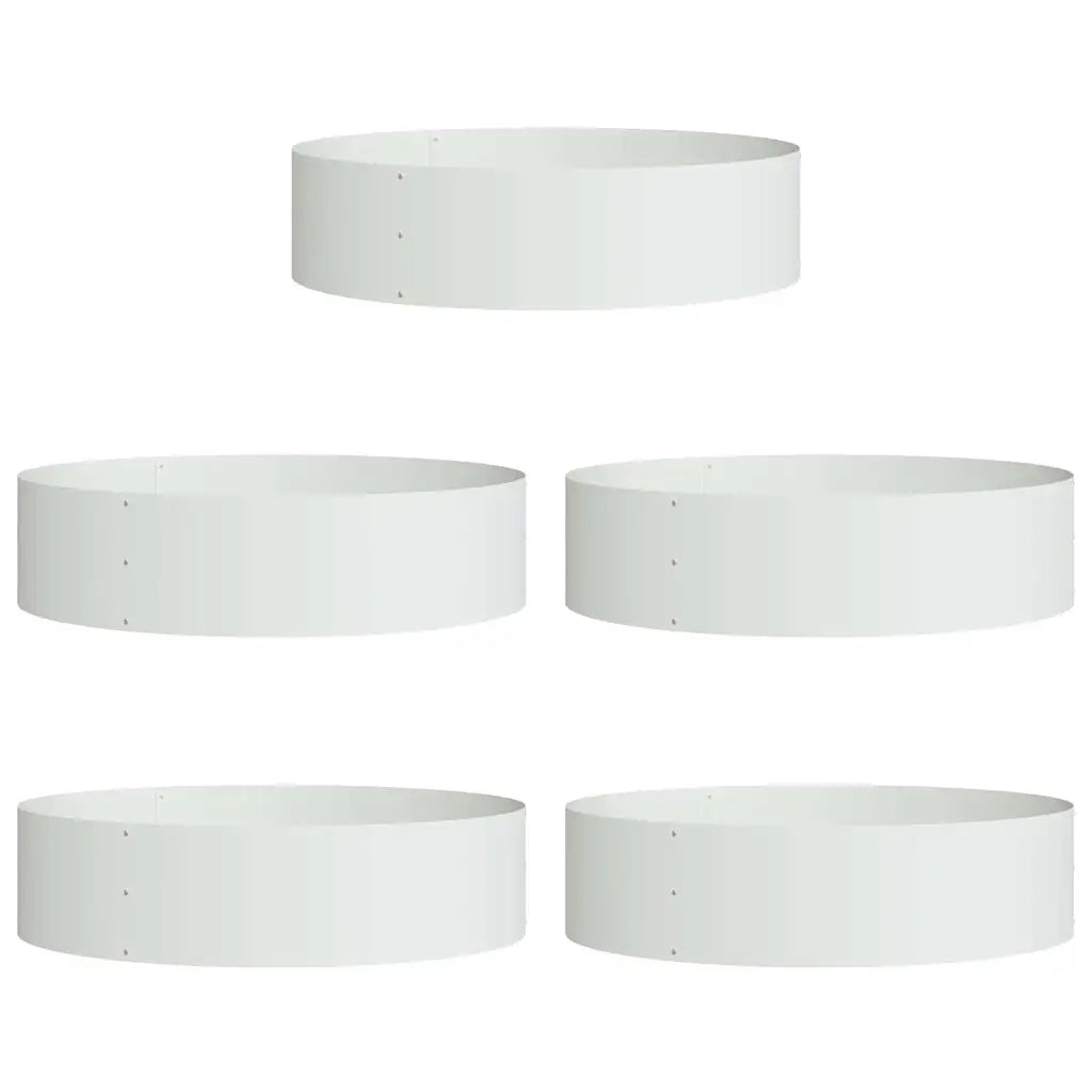 Anello per vaso 5 pz Bianco 80 x 80 x 20 cm CFW5369275