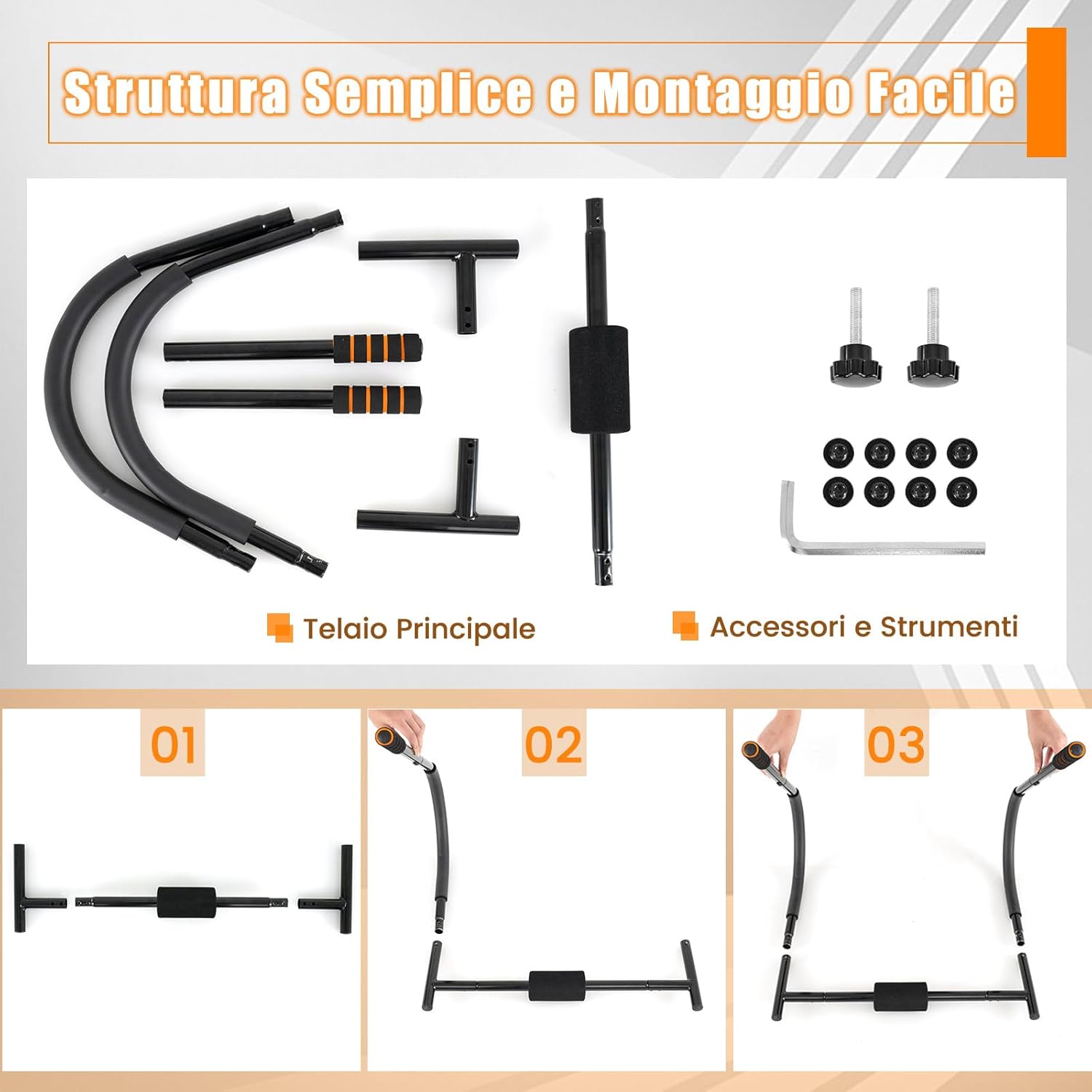 Allenatore Addominale Fitness Pieghevole, Allenatore Fitness AB con Supporto Imbottito per Testa/Collo, Assistente per Allenamento Sit Up, Esercitatore per Crunch