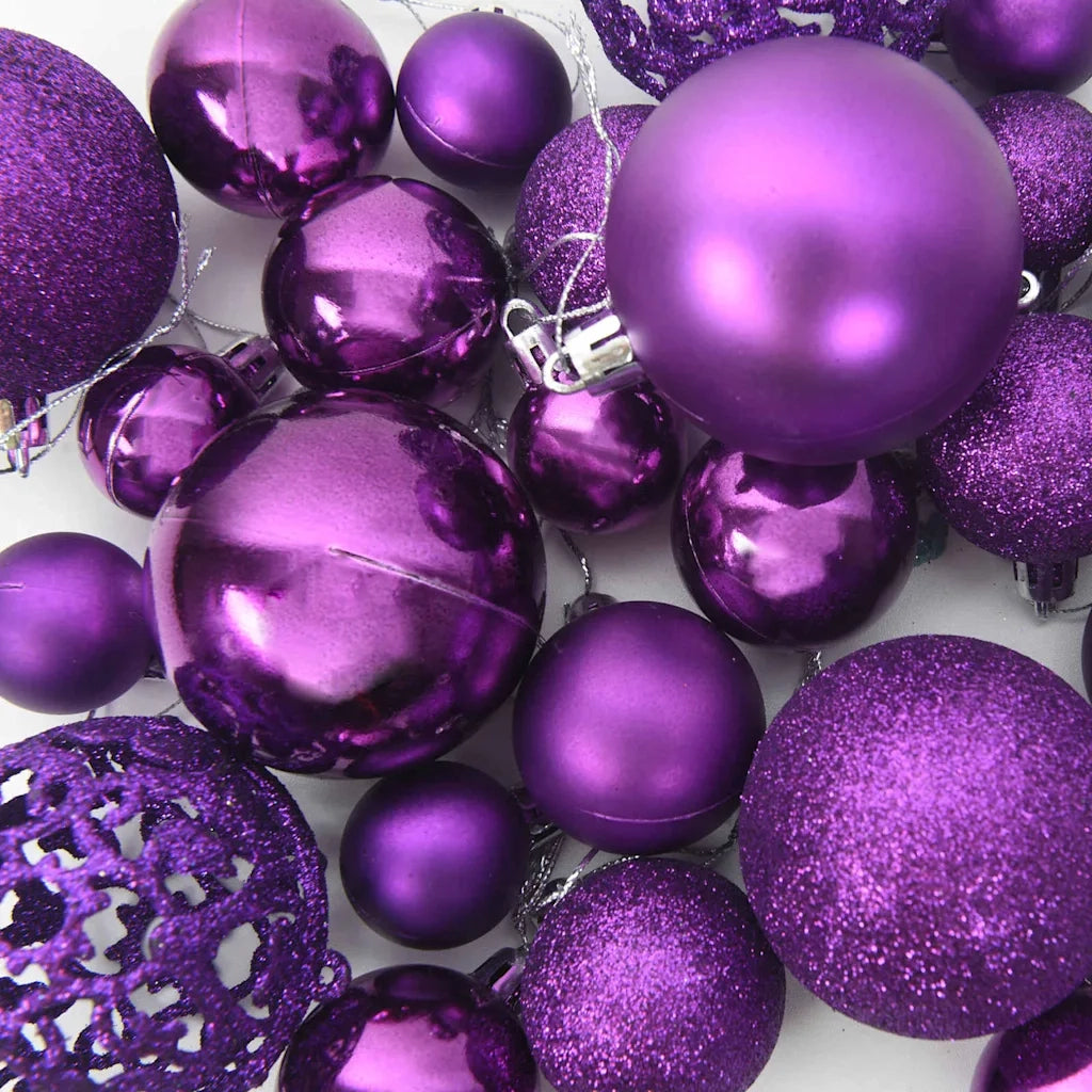 Set di Palle di Natale con 300 LED 120 pz Lill¨¤ Plastica CFW4647517